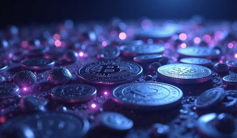 Different types of cryptocurrency coins