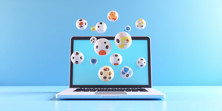 Illustration of browser cookies concept